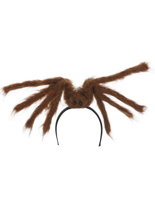 Hairy Tarantula Spider Headband, Brown - Adult Weekender