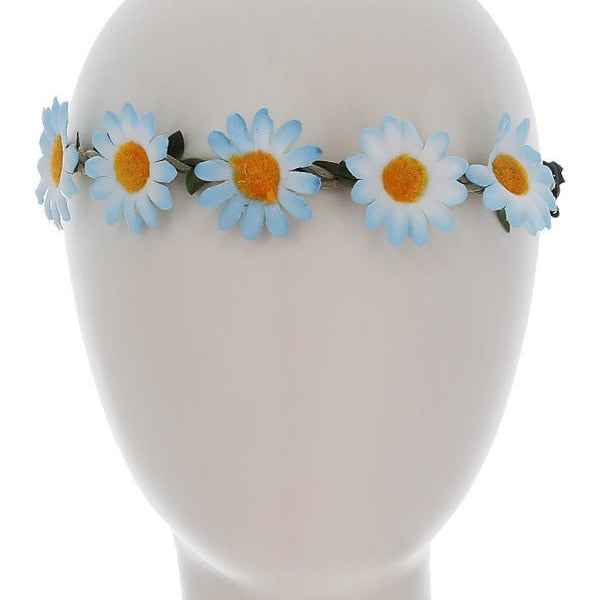 Hawaiian/Hippie Daisy Chain Headband, Assorted - Adult Weekender