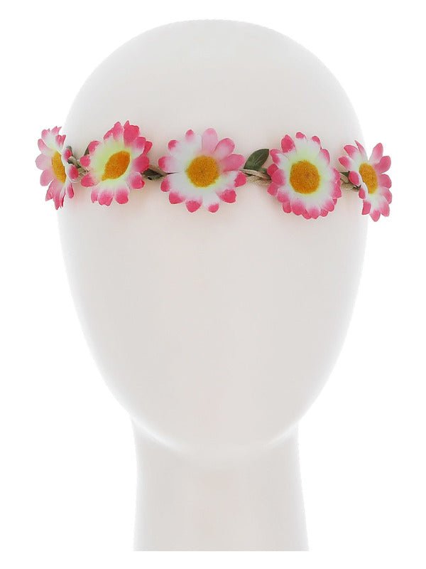Hawaiian/Hippie Daisy Chain Headband, Assorted - Adult Weekender