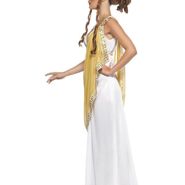 Helen of Troy Costume, White & Gold - Adult Weekender