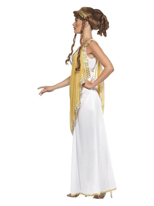 Helen of Troy Costume, White &amp; Gold - Adult Weekender