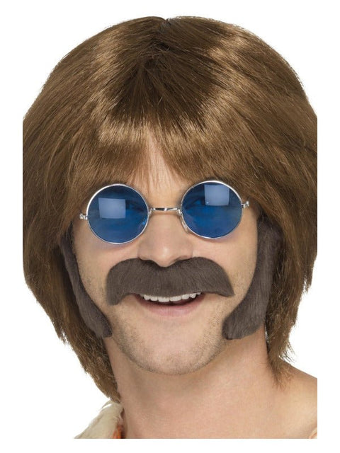 Hippie Disguise Set, Brown - Adult Weekender