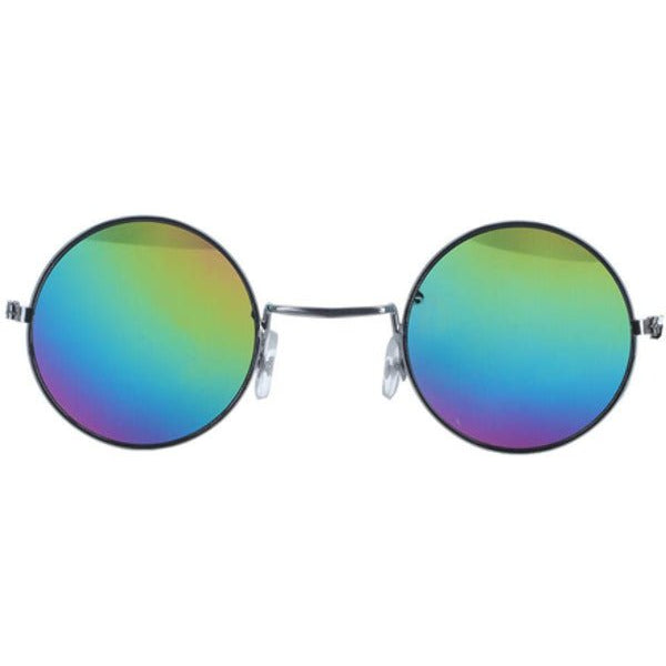 Hippie Specs, Mirrored, Green & Blue - Adult Weekender