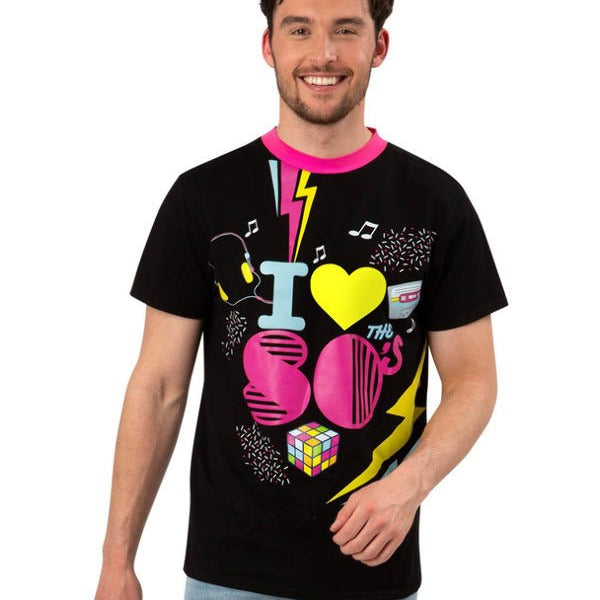 I Love the 80s Printed T-Shirt, Unisex - Adult Weekender