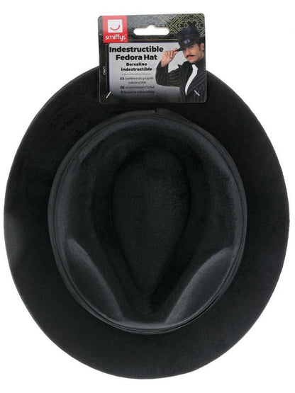 Indestructible Fedora Hat, Black - Adult Weekender