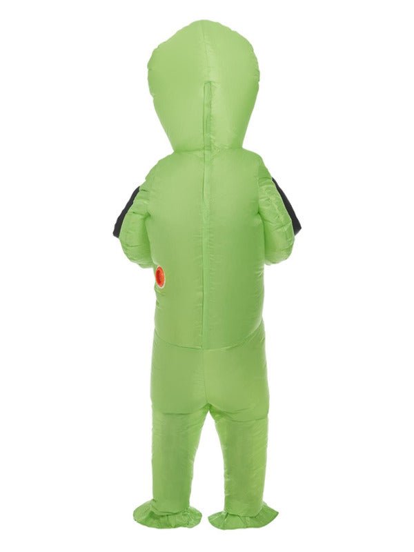 Inflatable Alien Abduction Costume, Green - Adult Weekender