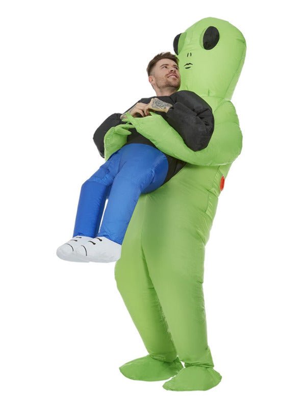 Inflatable Alien Abduction Costume, Green - Adult Weekender