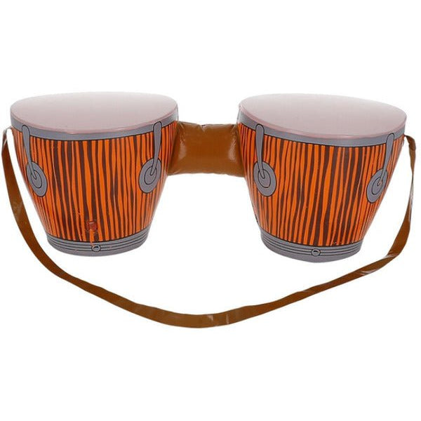 Inflatable Hippie Bongo Drums, with Strap - Adult Weekender