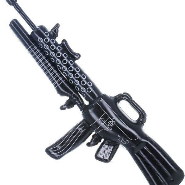 Inflatable Machine Gun, Black - Adult Weekender