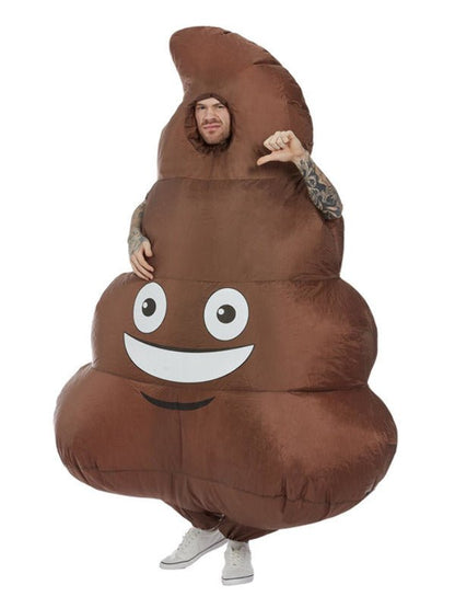 Inflatable Poop Costume, Brown - Adult Weekender