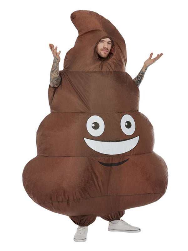 Inflatable Poop Costume, Brown - Adult Weekender