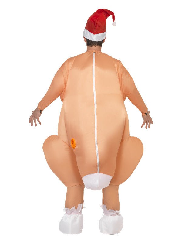 Inflatable Roast Turkey Costume, Nude - Adult Weekender