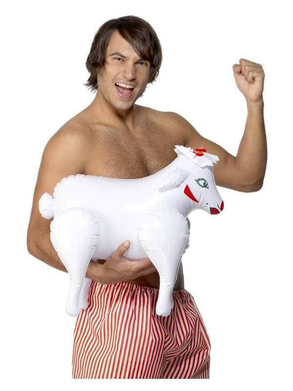Inflatable Sheep, Bonking Baa Baa, White - Adult Weekender