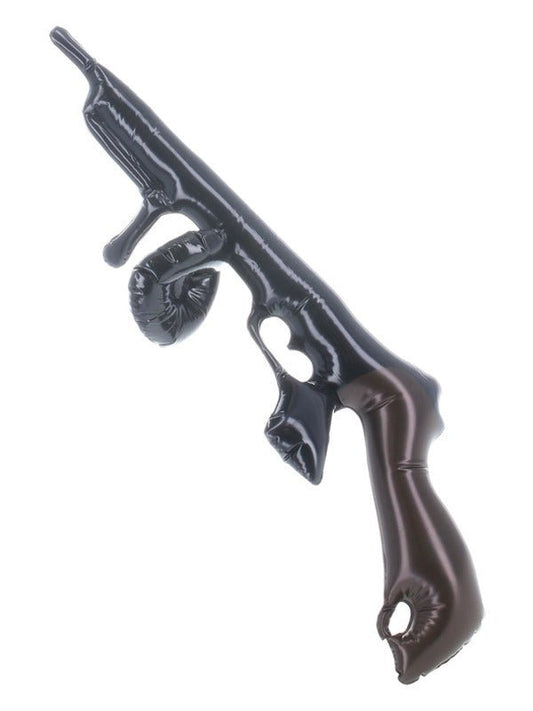 Inflatable Tommy Gun, Black - Adult Weekender