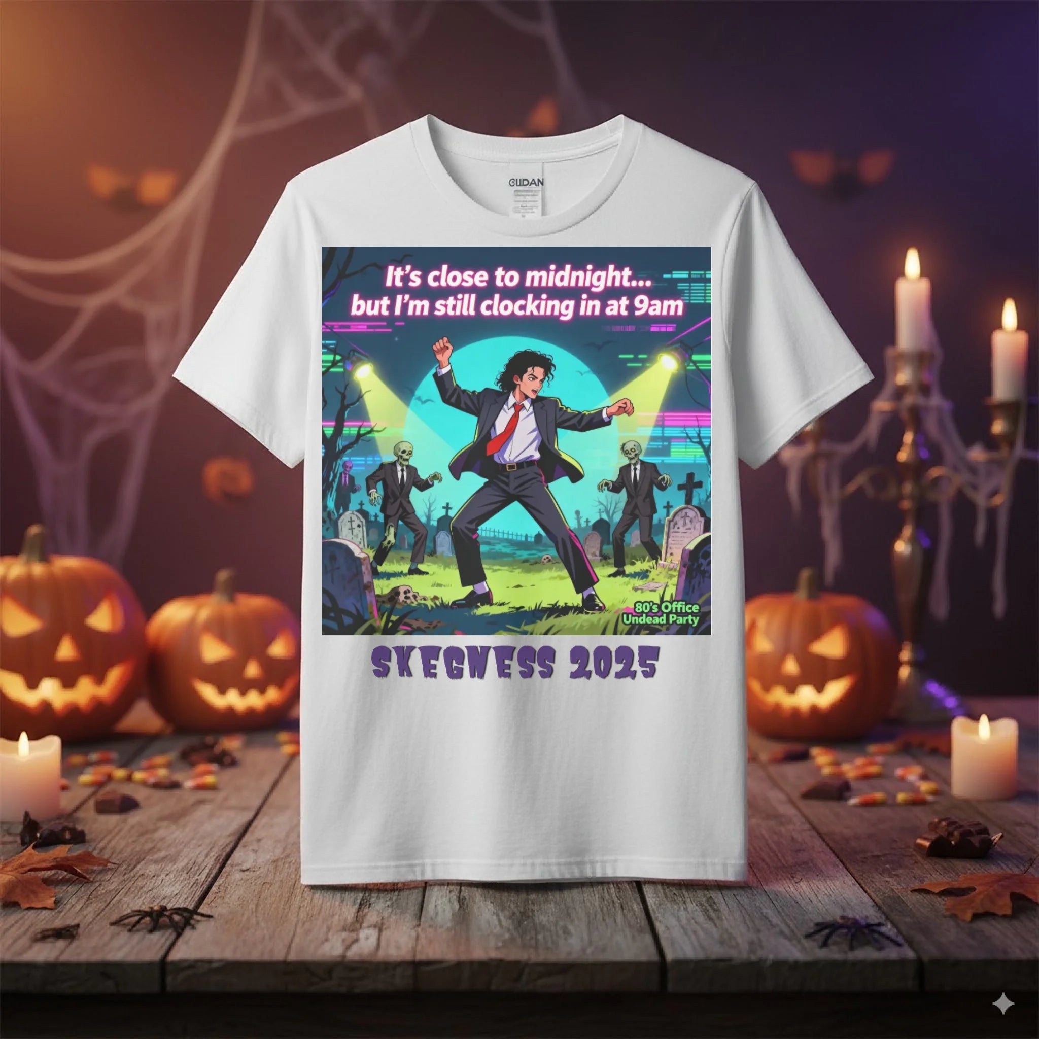 It's close to midnight - Adult Weekender Unisex Heavy T-Shirt - Stags, Hens, Birthdays Halloween - Adult Weekender