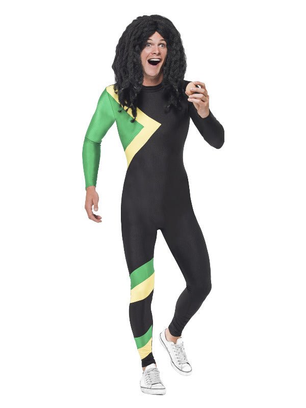 Jamaican Hero Costume, Black - Adult Weekender