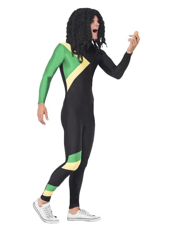 Jamaican Hero Costume, Black - Adult Weekender