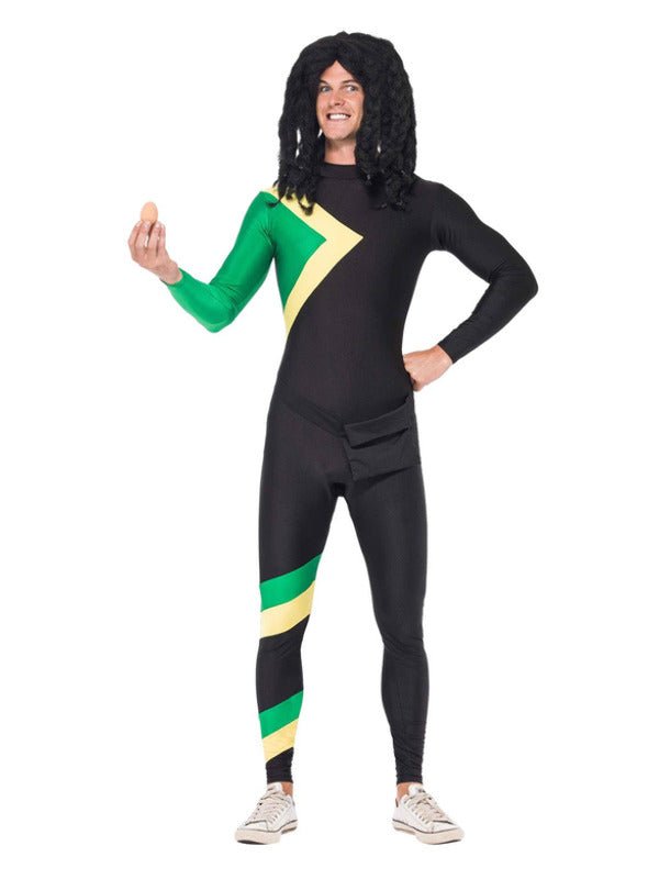 Jamaican Hero Costume, Black - Adult Weekender