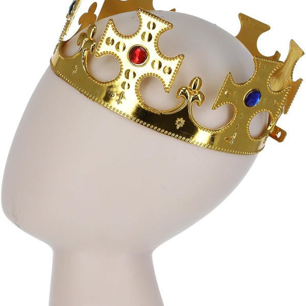 Jewelled King's Crown, Gold - Adult Weekender