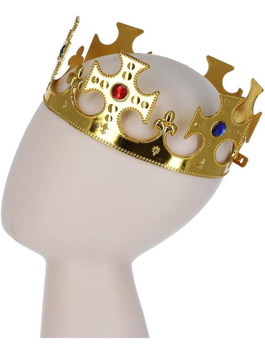 Jewelled King's Crown, Gold - Adult Weekender