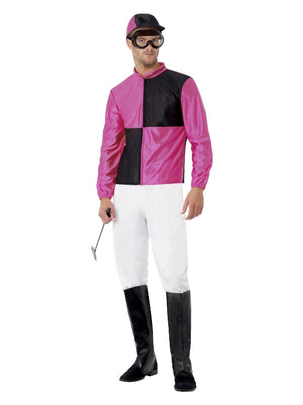 Jockey Costume, Pink &amp; Black - Adult Weekender