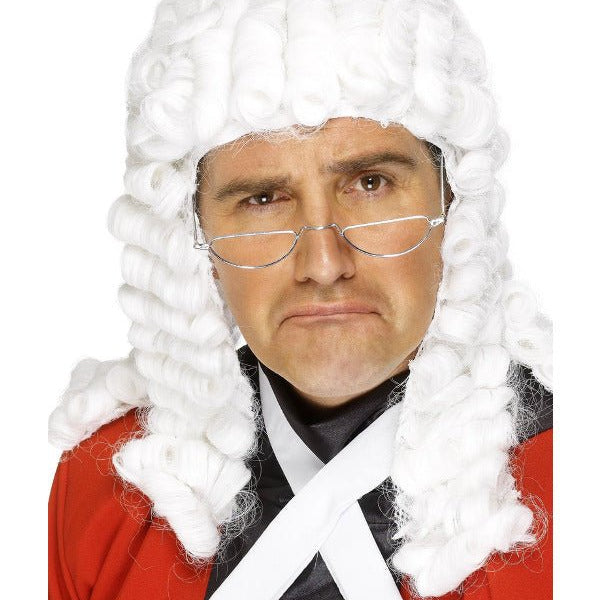 Judge's Wig, White - Adult Weekender