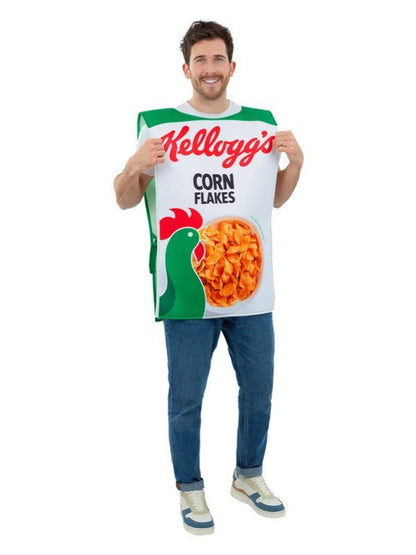 Kelloggs™ Corn Flakes™ Cereal Box Costume - Adult Weekender