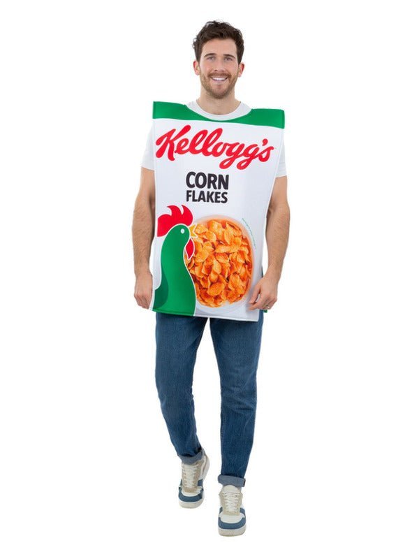 Kelloggs™ Corn Flakes™ Cereal Box Costume - Adult Weekender