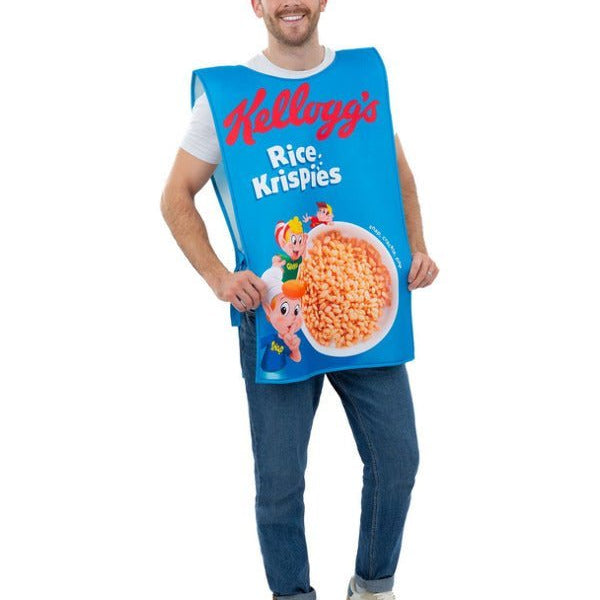 Kelloggs™ Rice Krispies™ Cereal Box Costume - Adult Weekender