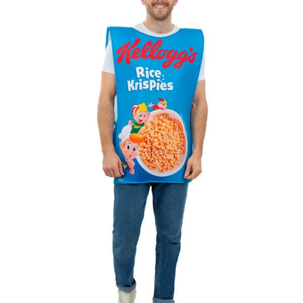 Kelloggs™ Rice Krispies™ Cereal Box Costume - Adult Weekender