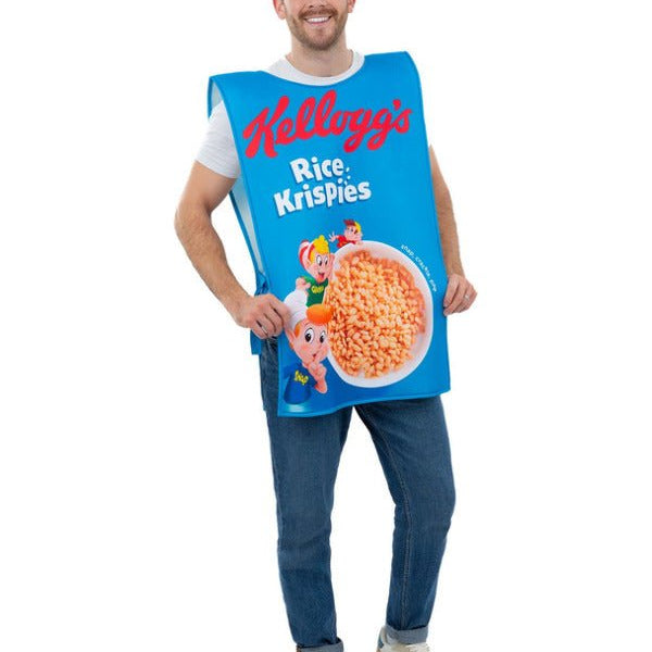 Kelloggs™ Rice Krispies™ Cereal Box Costume - Adult Weekender