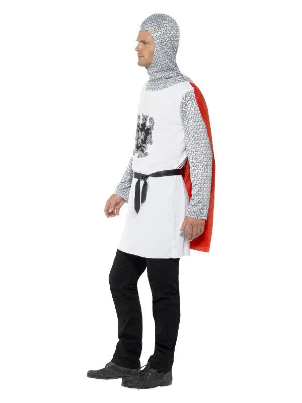 Knight Costume, Economy, White - Adult Weekender