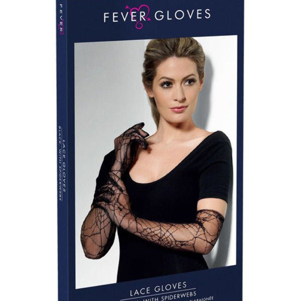 Lace Gloves, Black - Adult Weekender