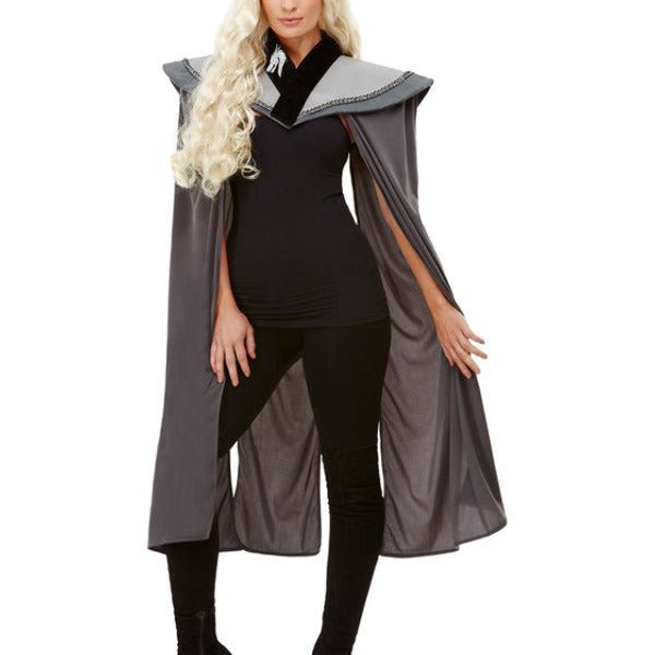 Ladies Medieval Cape, Grey - Adult Weekender