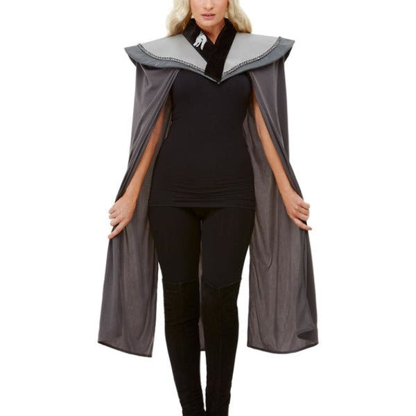 Ladies Medieval Cape, Grey - Adult Weekender