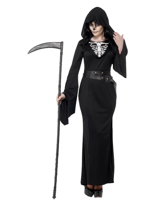 Lady Reaper Costume, Black - Adult Weekender