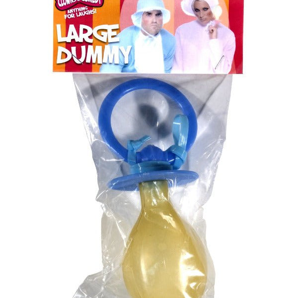 Large Dummy, Soother, Assorted Pink or Baby Blue, - Adult Weekender