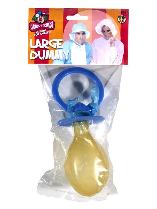 Large Dummy, Soother, Assorted Pink or Baby Blue, - Adult Weekender