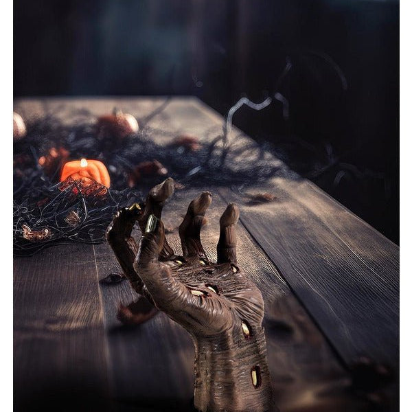 Latex Rotting Zombie Hand Prop, Natural - Adult Weekender