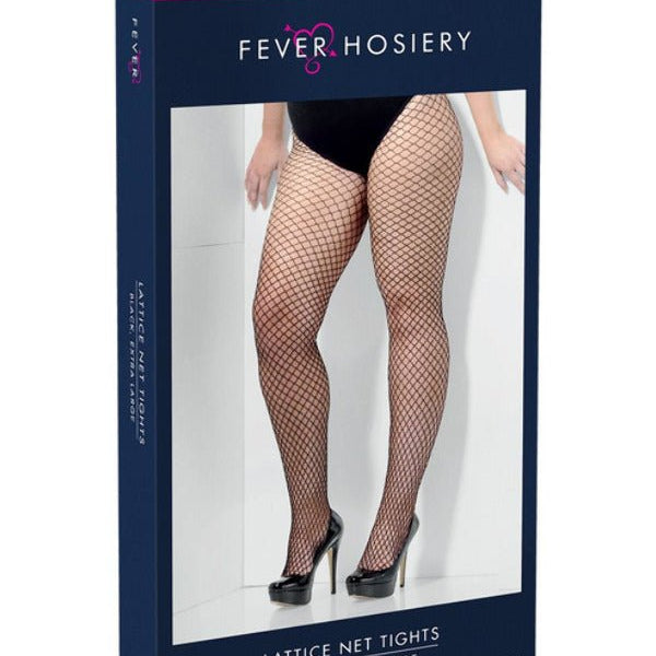 Lattice Net Tights, Black, Extra Large - Adult Weekender