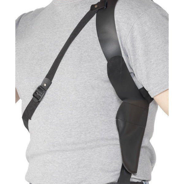 Leather Look Shoulder Holster, Black - Adult Weekender