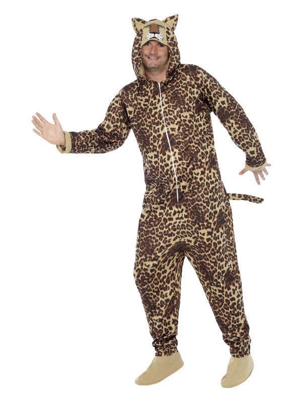 Leopard Costume, Brown - Adult Weekender