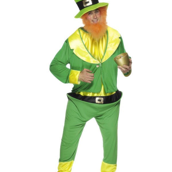 Leprechaun Costume, Green - Adult Weekender