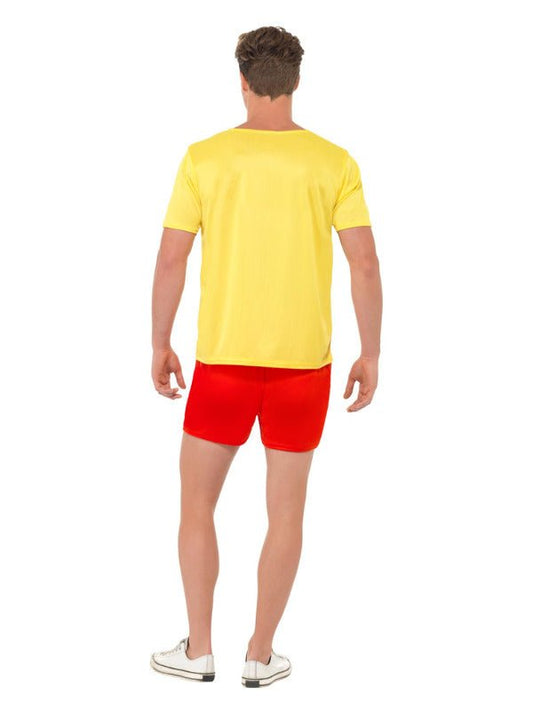 Lifeguard Beach Costume, Yellow - Adult Weekender