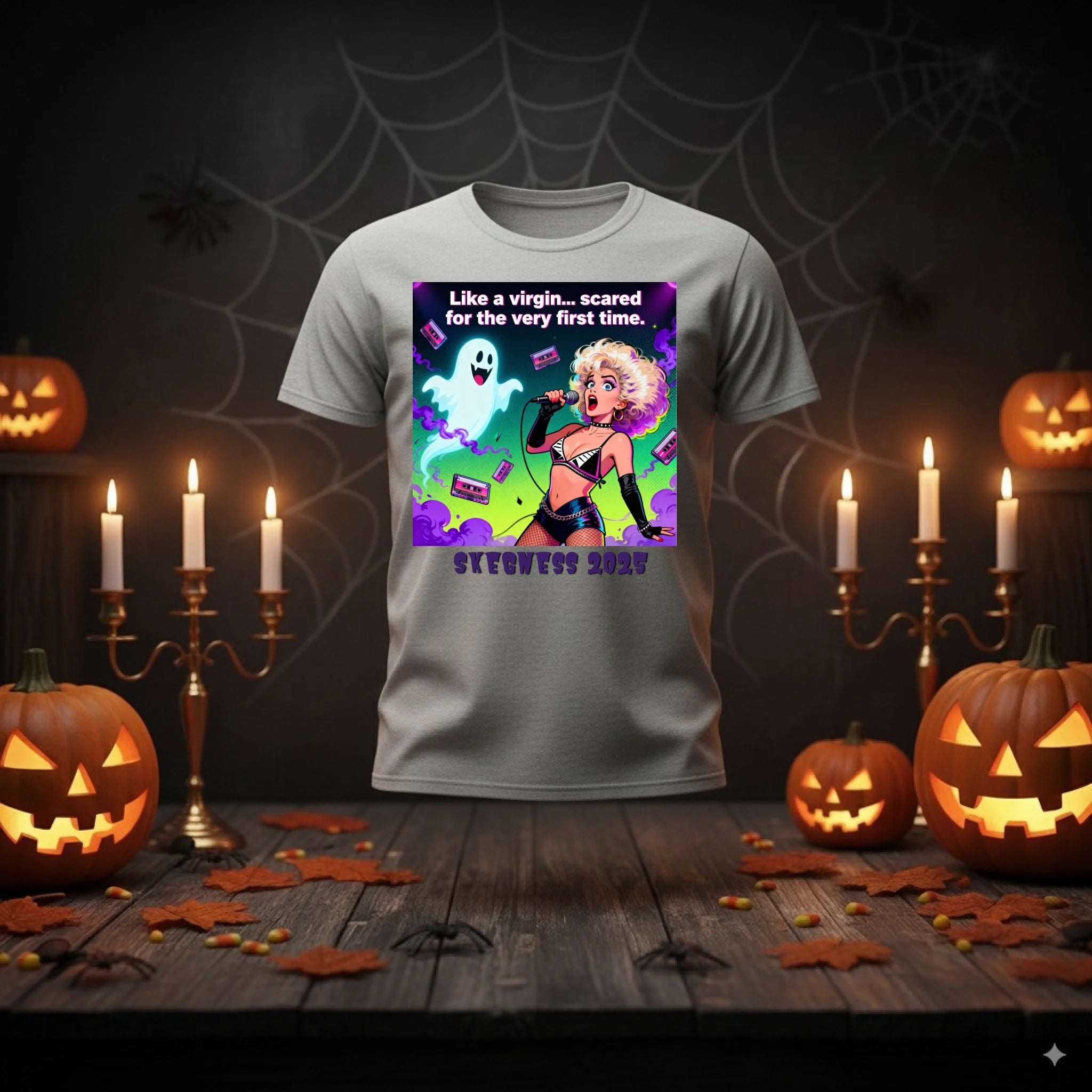 Like A Virgin - Adult Weekender Unisex Heavy T-Shirt - Stags, Hens, Birthdays Halloween - Adult Weekender