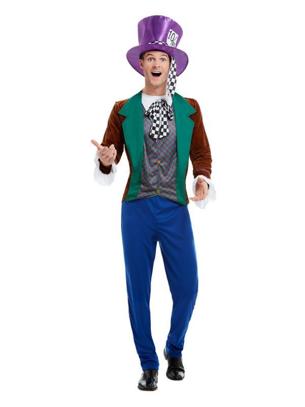Mad Hatter Costume, Multi - Coloured - Adult Weekender
