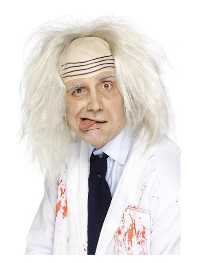 Mad Scientist Wig, Grey - Adult Weekender