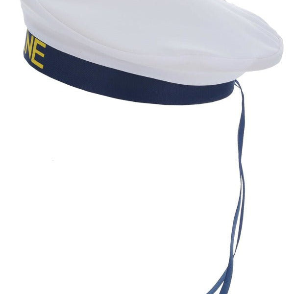 Marine Sailors Hat, White - Adult Weekender