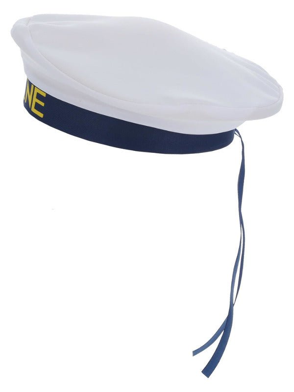 Marine Sailors Hat, White - Adult Weekender