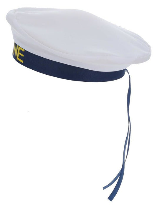 Marine Sailors Hat, White - Adult Weekender